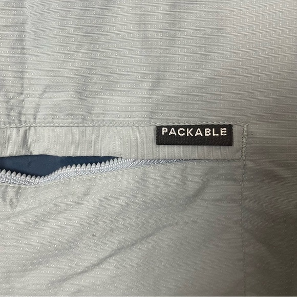 Columbia Packable Fishing Coat – Zip-Off Sleeves, Blue, Size Medium - Picture 3 of 9